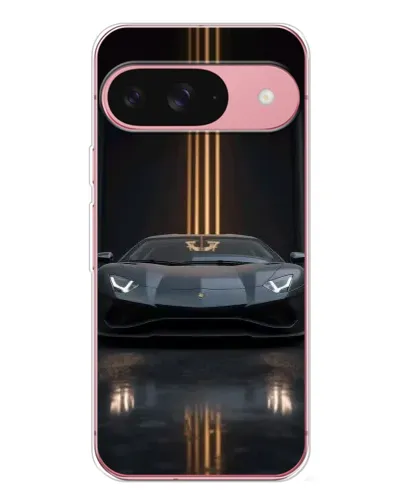 Чохол для Google Pixel 10 з картинкою «Lamborghini золоті лінії»