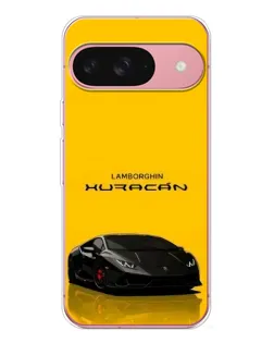 Чохол для Google Pixel 10 з картинкою «Lamborghini Huracan чорний»