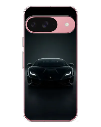 Чохол для Google Pixel 10 з картинкою «Чорний Lamborghini Aventador»