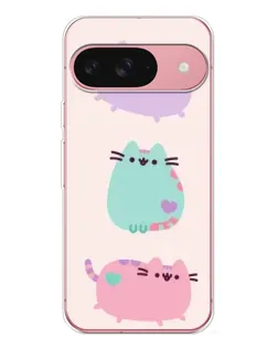 Чохол для Google Pixel 10 з картинкою «Pusheen тріо»