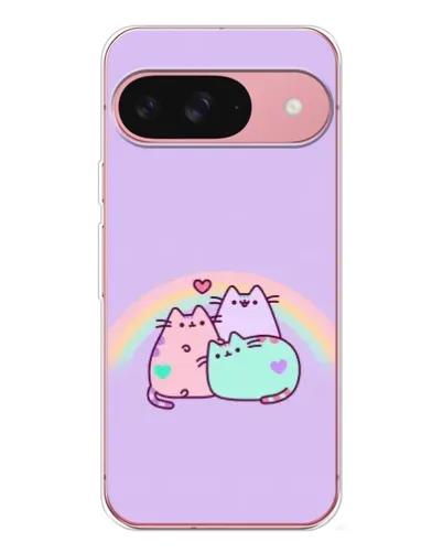 Чохол для Google Pixel 10 з картинкою «Веселкові Пушини»