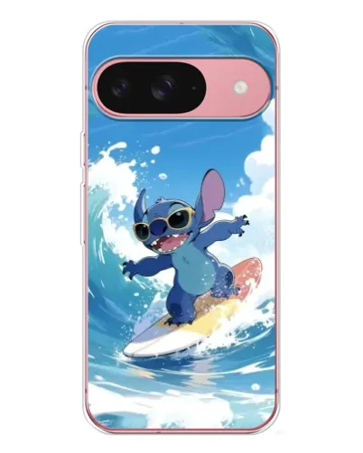Чехол для Google Pixel 10 с картинкой «Стич на волне»