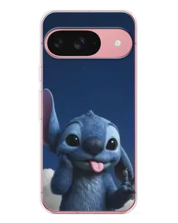 Чехол для Google Pixel 10 с картинкой «Стич в облаках»