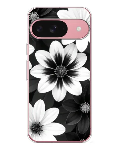 Чохол для Google Pixel 10 з картинкою «Монохромні айстри»