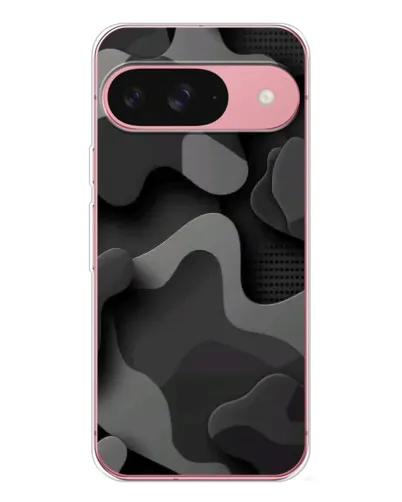 Чохол для Google Pixel 10 з картинкою «Темний абстрактний камуфляж»