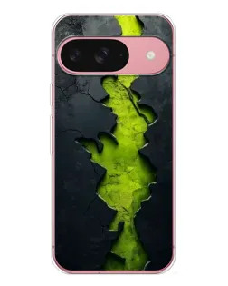 Чохол для Google Pixel 10 з картинкою «Салатовий розлом скелі»