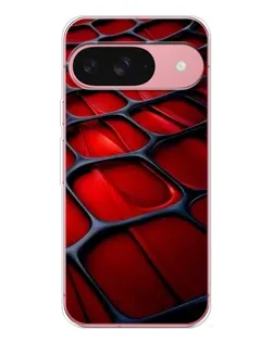 Чохол для Google Pixel 10 з картинкою «Червона глянцева сітка»