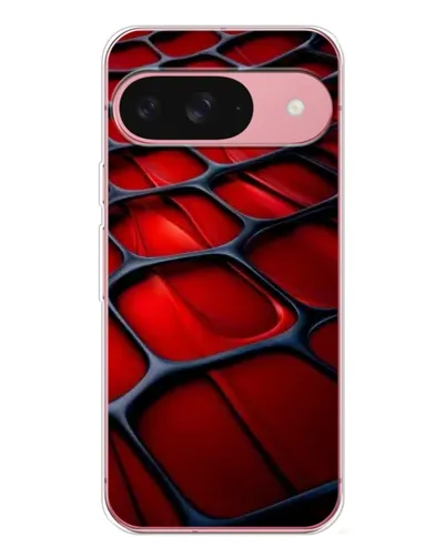 Чохол для Google Pixel 10 з картинкою «Червона глянцева сітка»