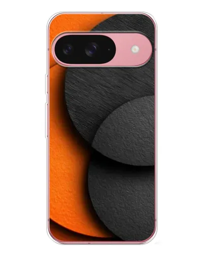 Чохол для Google Pixel 10 з картинкою «Геометрія помаранчевих кіл»