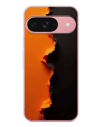 Чохол для Google Pixel 10 з картинкою «Помаранчевий розлом»
