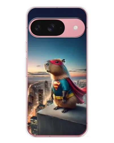 Чохол для Google Pixel 10 з картинкою «Капі-мен супергерой»