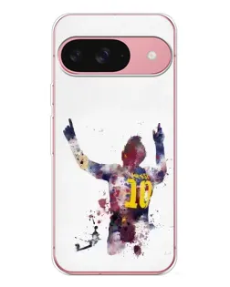 Чехол для Google Pixel 10 с картинкой «Акварельный Месси Барселона»