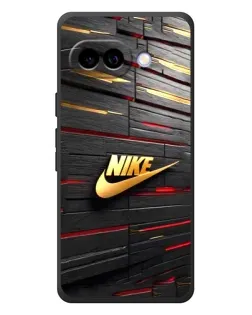 Чохол для Google Pixel 10a з картинкою «Золотий Nike на металі»