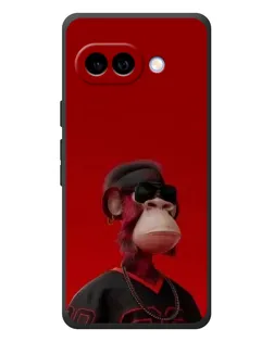 Чохол для Google Pixel 10a з картинкою «Bored Ape в червоному»