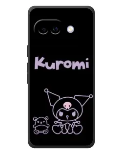 Чохол для Google Pixel 10a з картинкою «Kuromi — чорний мінімалізм»