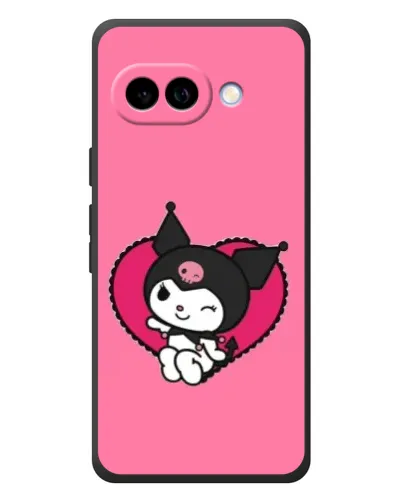 Чохол для Google Pixel 10a з картинкою «Kuromi — любов у серці»