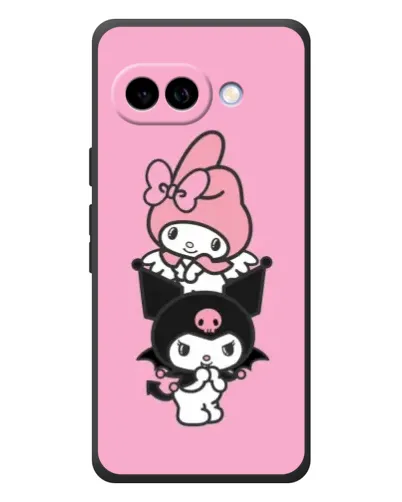 Чохол для Google Pixel 10a з картинкою «My Melody та Kuromi»