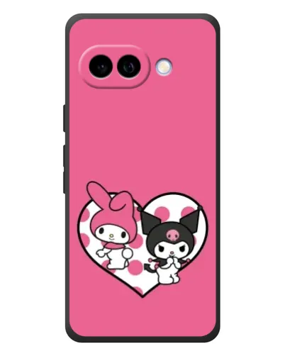 Чохол для Google Pixel 10a з картинкою «Kuromi та My Melody»