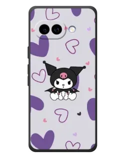Чохол для Google Pixel 10a з картинкою «Kuromi та лавандові серця»