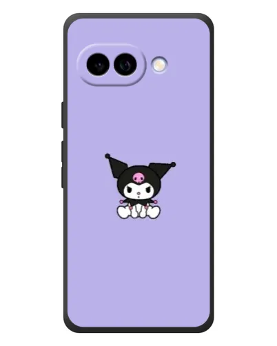 Чохол для Google Pixel 10a з картинкою «Kuromi — фіолетовий мінімалізм»