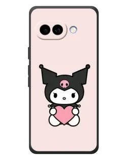 Чохол для Google Pixel 10a з картинкою «Kuromi та серце»