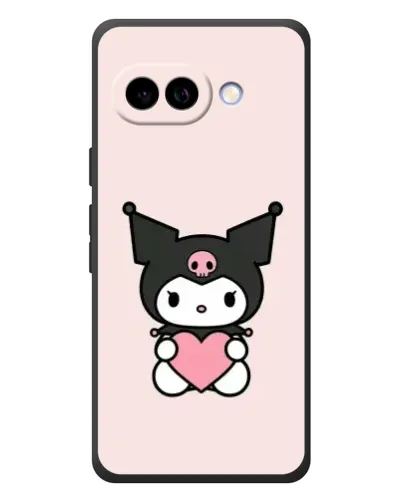 Чохол для Google Pixel 10a з картинкою «Kuromi та серце»