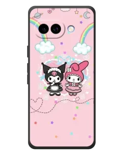 Чохол для Google Pixel 10a з картинкою «My Melody та Kuromi»