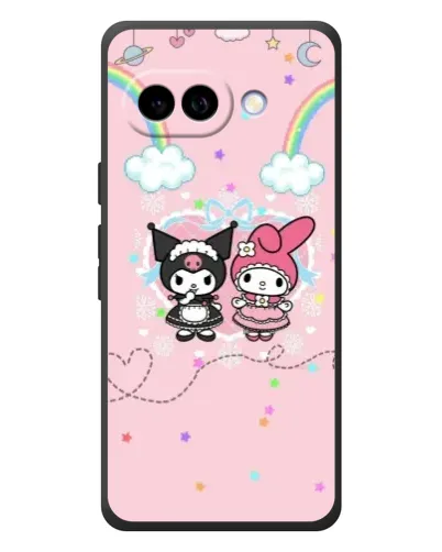 Чохол для Google Pixel 10a з картинкою «My Melody та Kuromi»