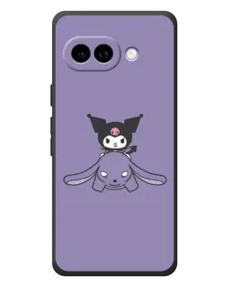 Чохол для Google Pixel 10a з картинкою «Kuromi на ліловому фоні»