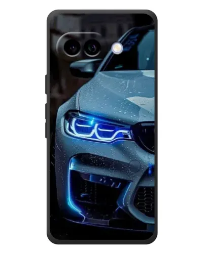 Чохол для Google Pixel 10a з картинкою «Погляд BMW з синіми фарами»