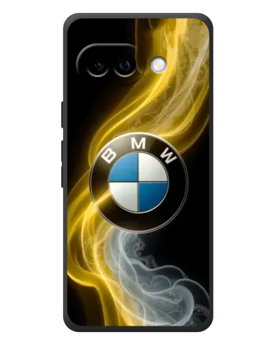 Чохол для Google Pixel 10a з картинкою «Золотистий дим BMW»