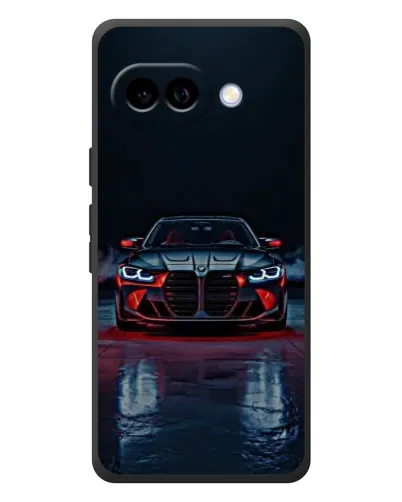 Чохол для Google Pixel 10a з картинкою «BMW на мокрій дорозі»
