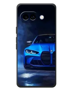 Чохол для Google Pixel 10a з картинкою «Блакитна BMW M4»