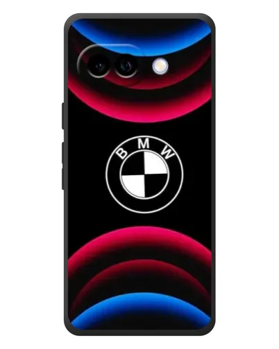 Чохол для Google Pixel 10a з картинкою «Логотип BMW та неонові дуги»
