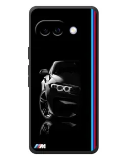 Чохол для Google Pixel 10a з картинкою «Силует BMW в темряві»