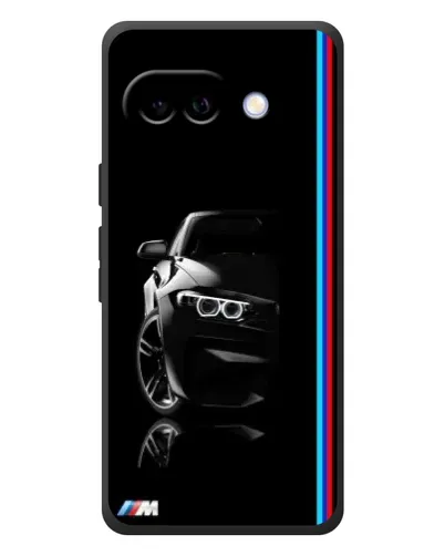 Чохол для Google Pixel 10a з картинкою «Силует BMW в темряві»