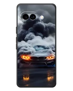 Чохол для Google Pixel 10a з картинкою «BMW у диму»