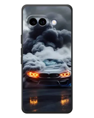 Чохол для Google Pixel 10a з картинкою «BMW у диму»