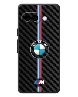 Чохол для Google Pixel 10a з картинкою «Емблема BMW та карбон»