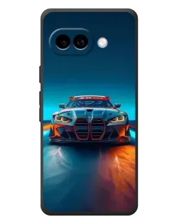 Чохол для Google Pixel 10a з картинкою «BMW — вогні неону»