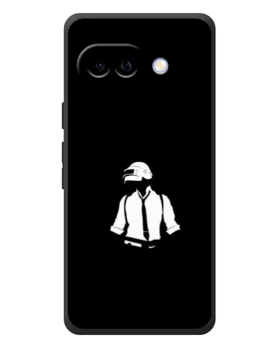 Чохол для Google Pixel 10a з картинкою «PUBG — білий шолом»