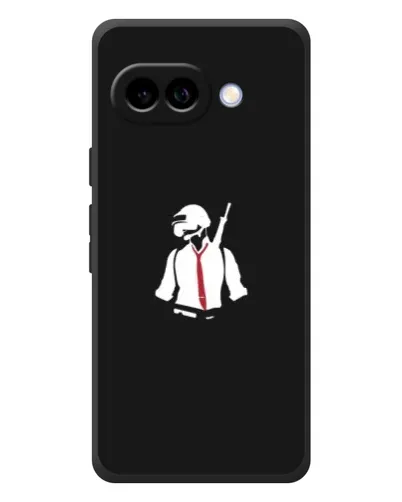 Чохол для Google Pixel 10a з картинкою «PUBG — силует воїна»