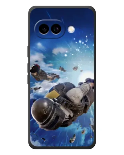 Чохол для Google Pixel 10a з картинкою «Десант PUBG — стрибок»