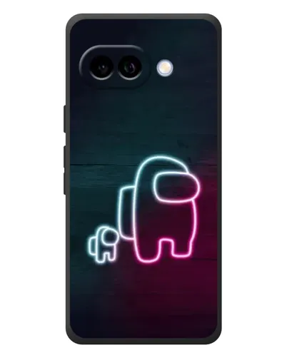 Чохол для Google Pixel 10a з картинкою «Among Us неон-арт»