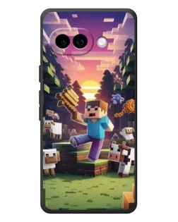 Чохол для Google Pixel 10a з картинкою «Стів на фермі»