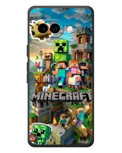 Чохол для Google Pixel 10a з картинкою «Замок Minecraft»
