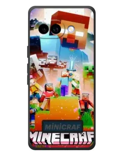 Чохол для Google Pixel 10a з картинкою «Minecraft герої гри»