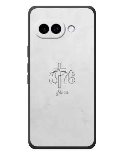 Чохол для Google Pixel 10a з картинкою «Івана 3:16 Хрест»