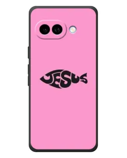 Чохол для Google Pixel 10a з картинкою «Рожевий символ Jesus»