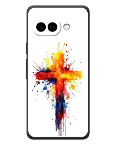 Чохол для Google Pixel 10a з картинкою «Акварельний хрест»